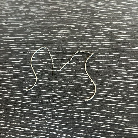 Dangle silver earring - Picture 3 of 3